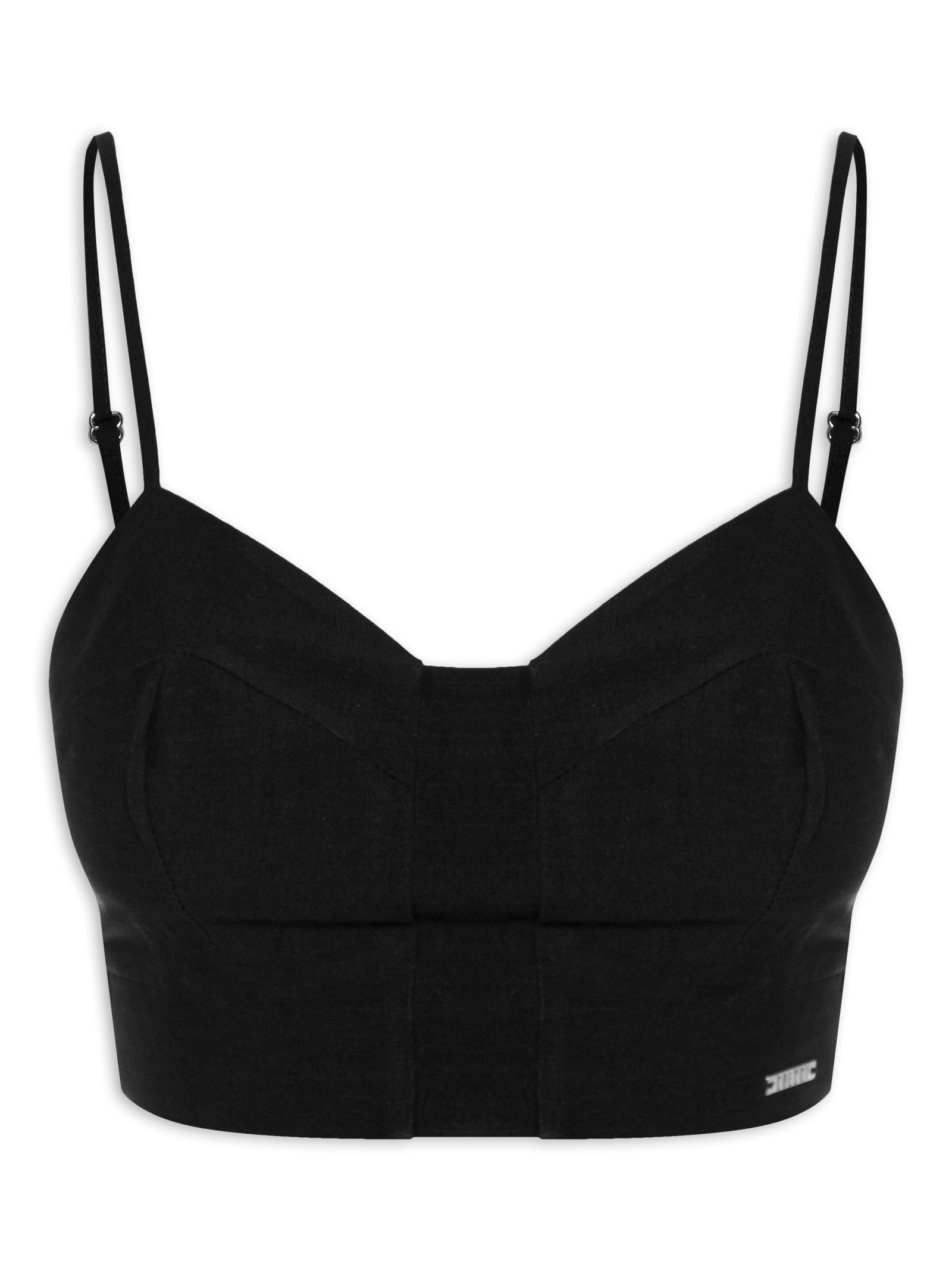 Top Linho Preto Colcci