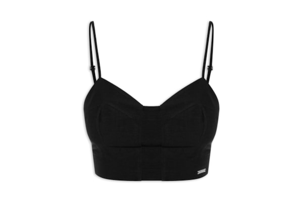 Top Linho - Preto