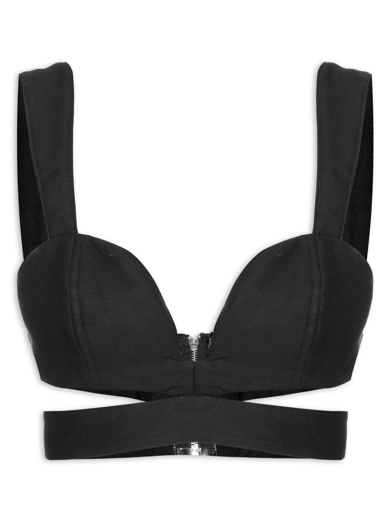 Top Linho Preto  Colcci