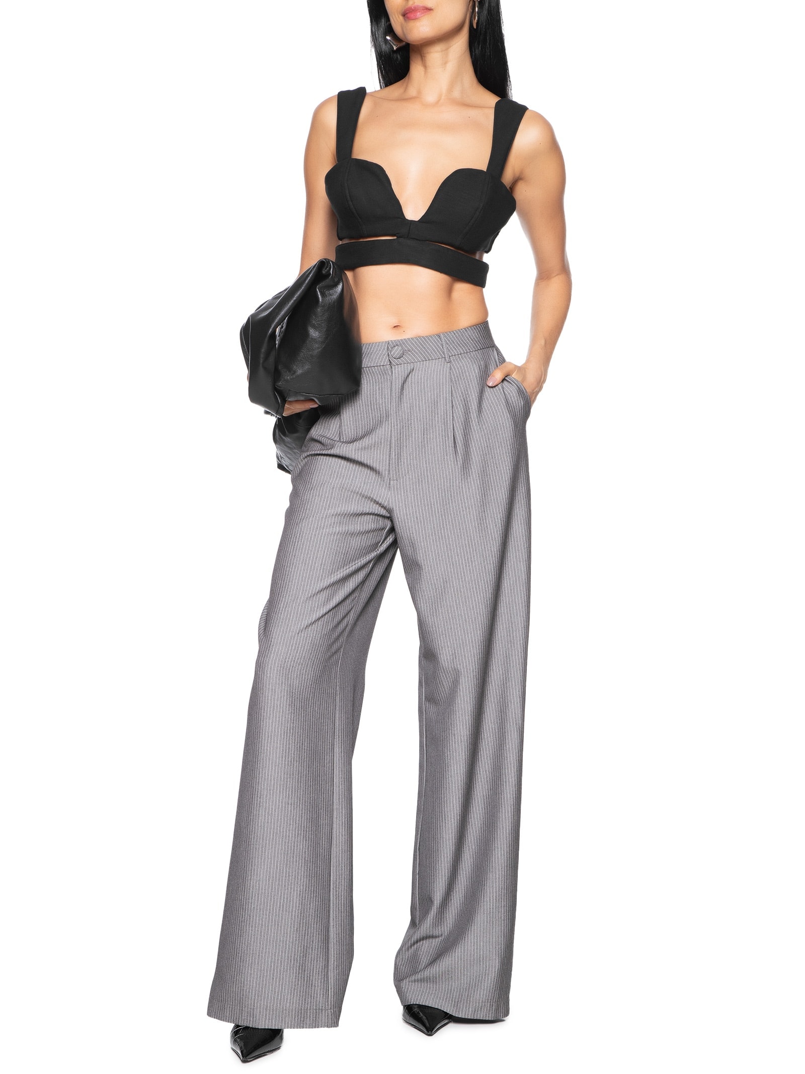 Top Linho Preto  Colcci