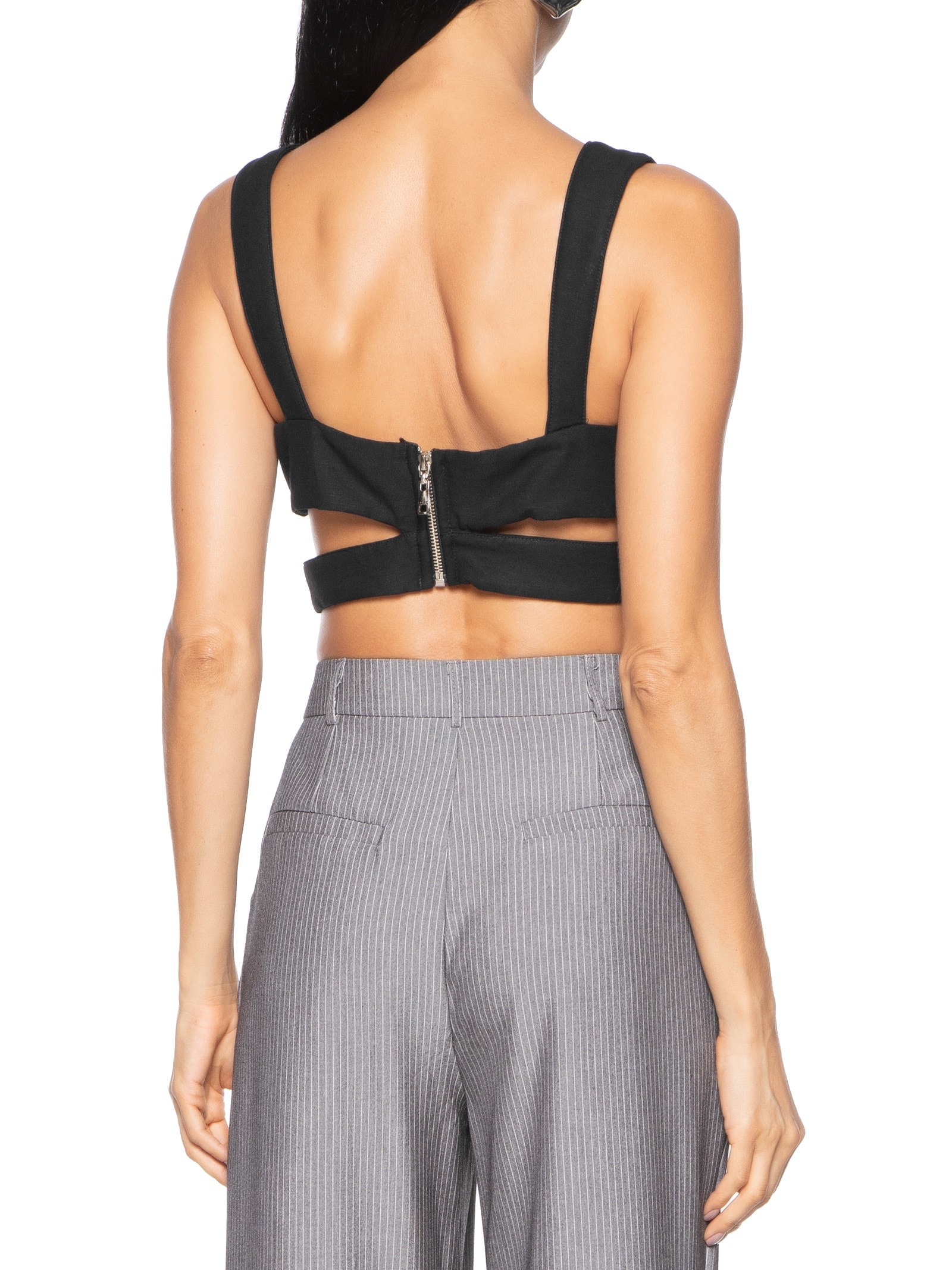 Top Linho Preto  Colcci