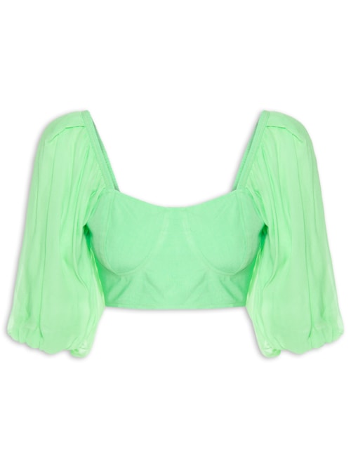 Top Linho – Verde