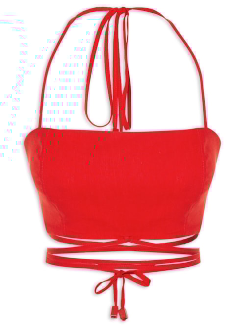Top Linho – Vermelho