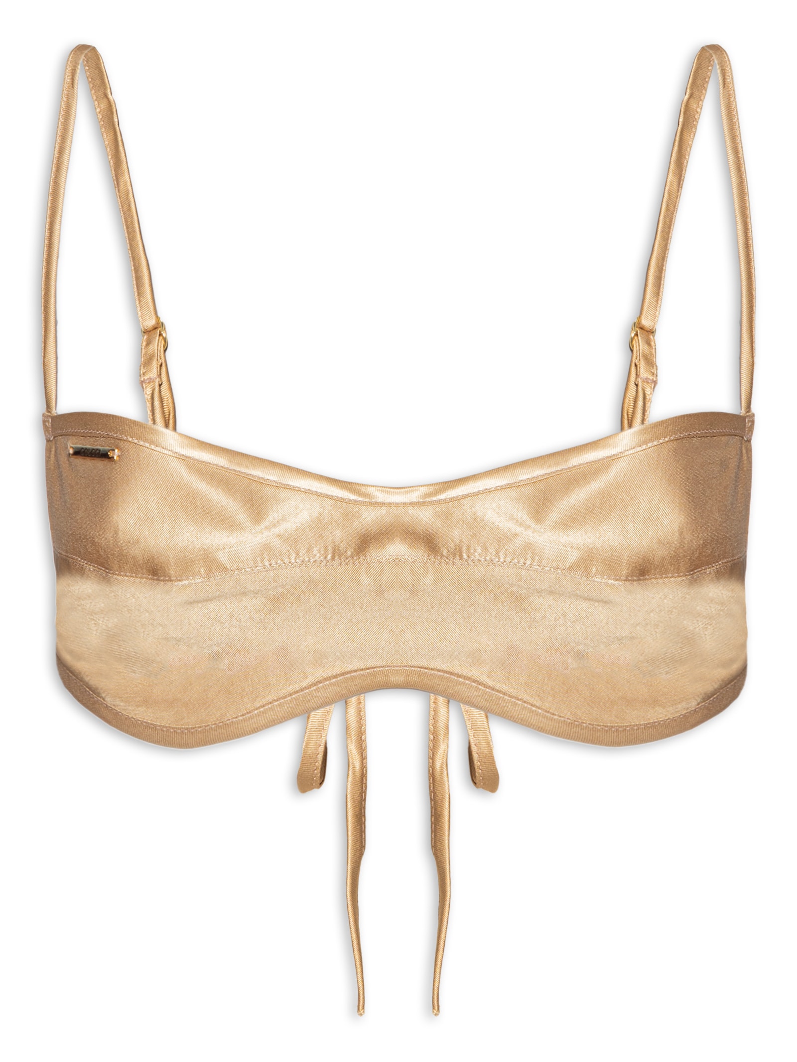 Top Liso Dourado Colcci