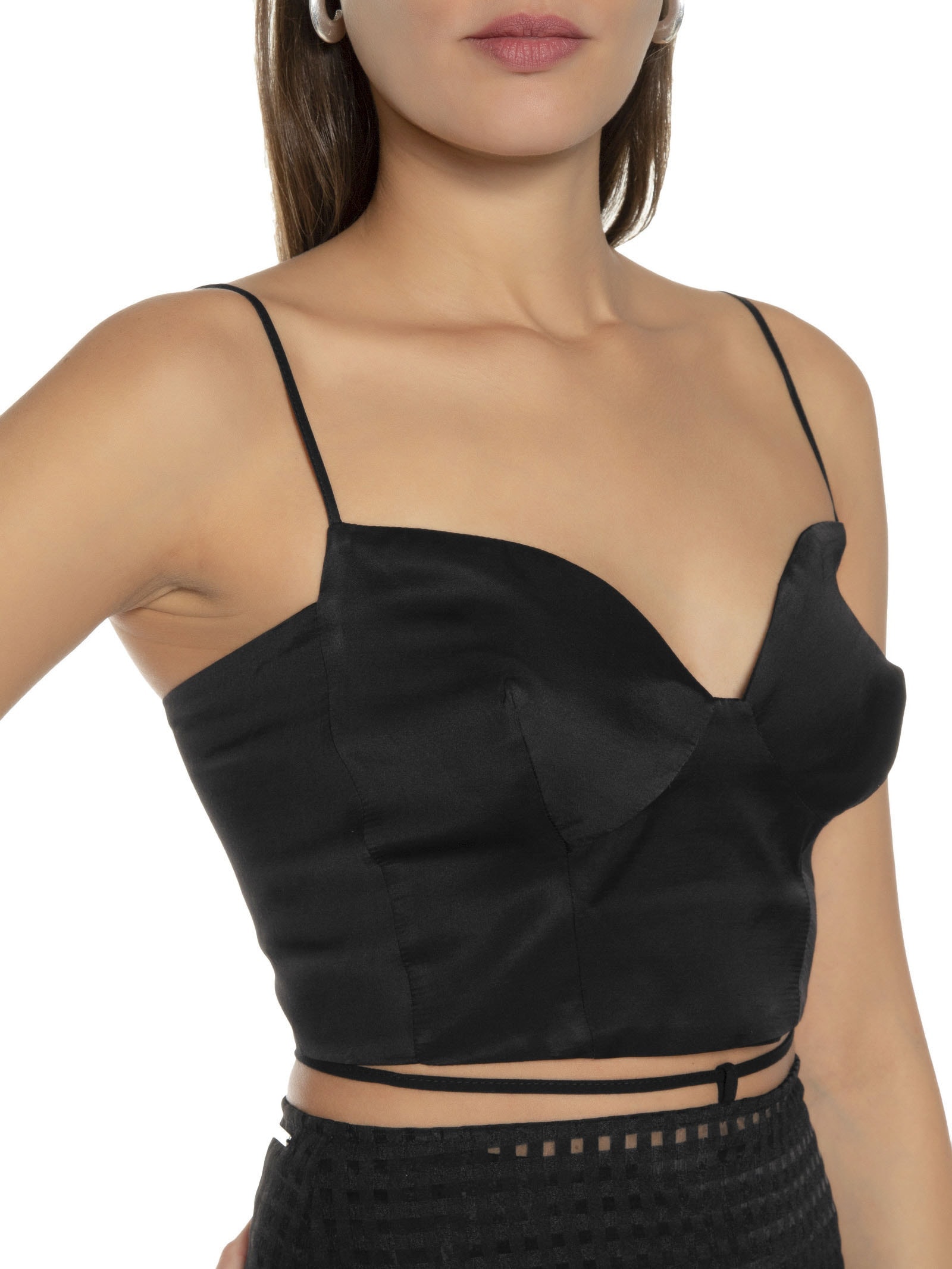 Top Liso Preto Colcci