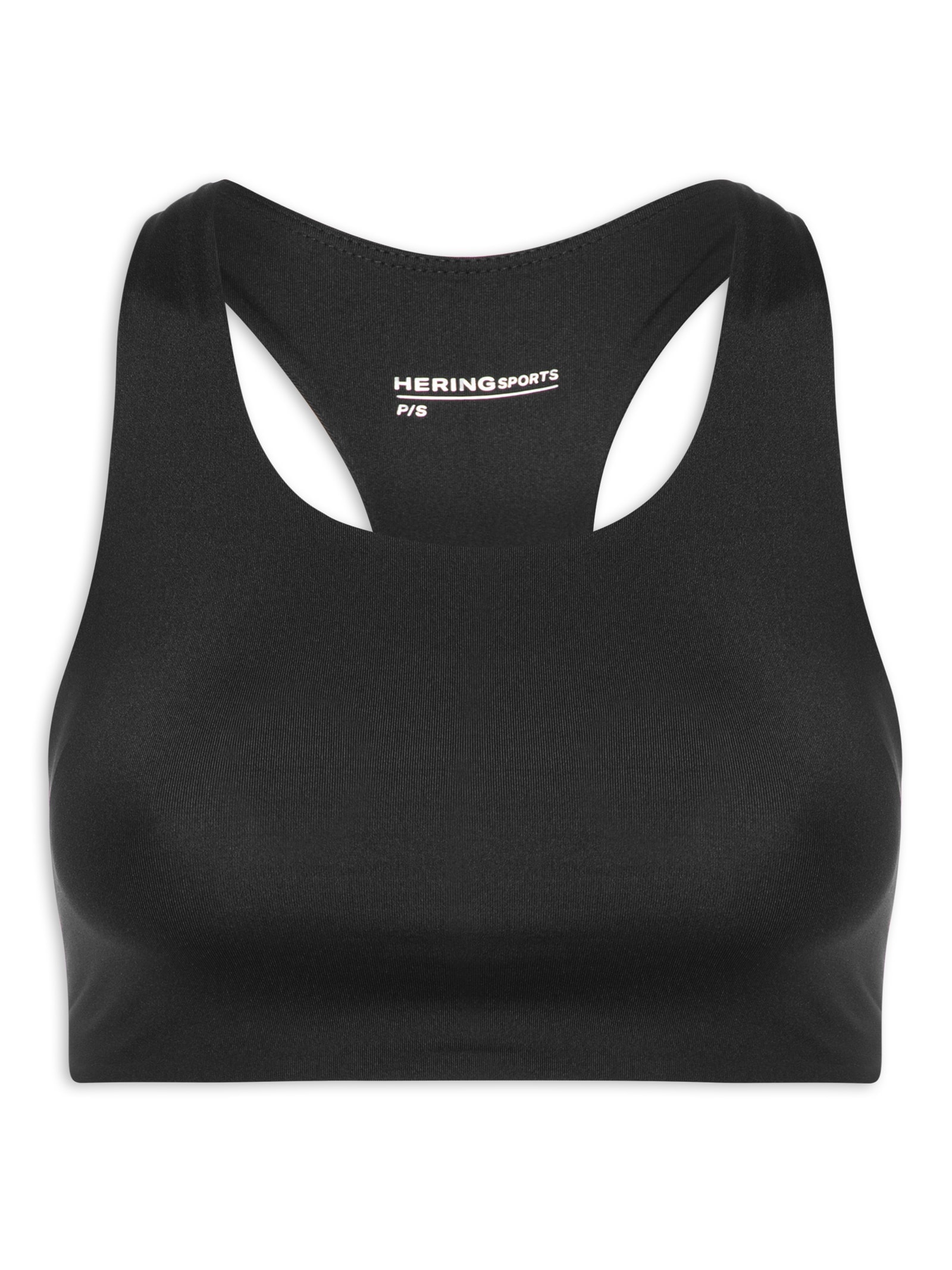 Top Liso Preto Hering Sports