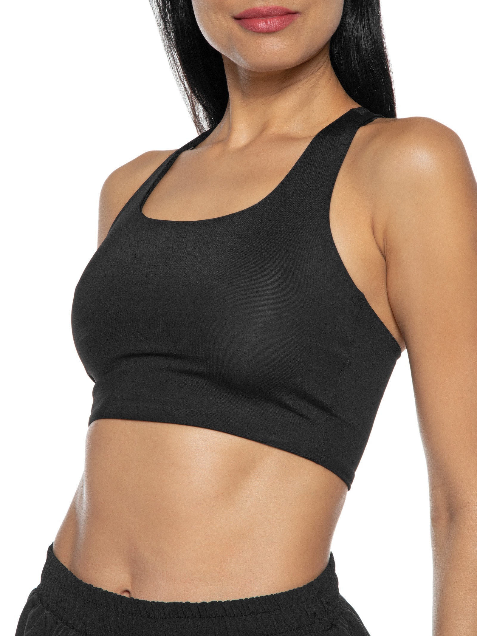 Top Liso Preto Hering Sports