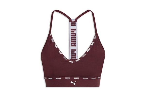 Top Low Impact Strong Strappy Bra - Vinho
