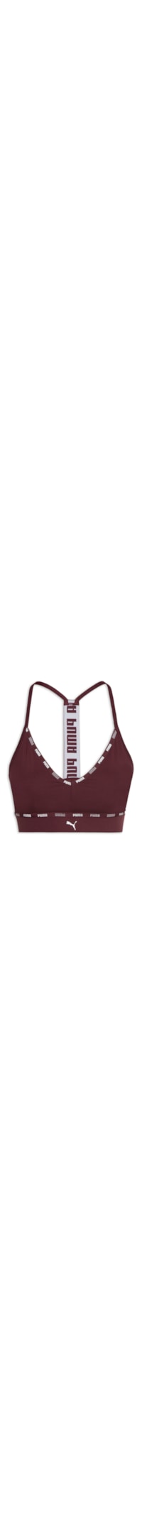 Top Low Impact Strong Strappy Bra - Vinho