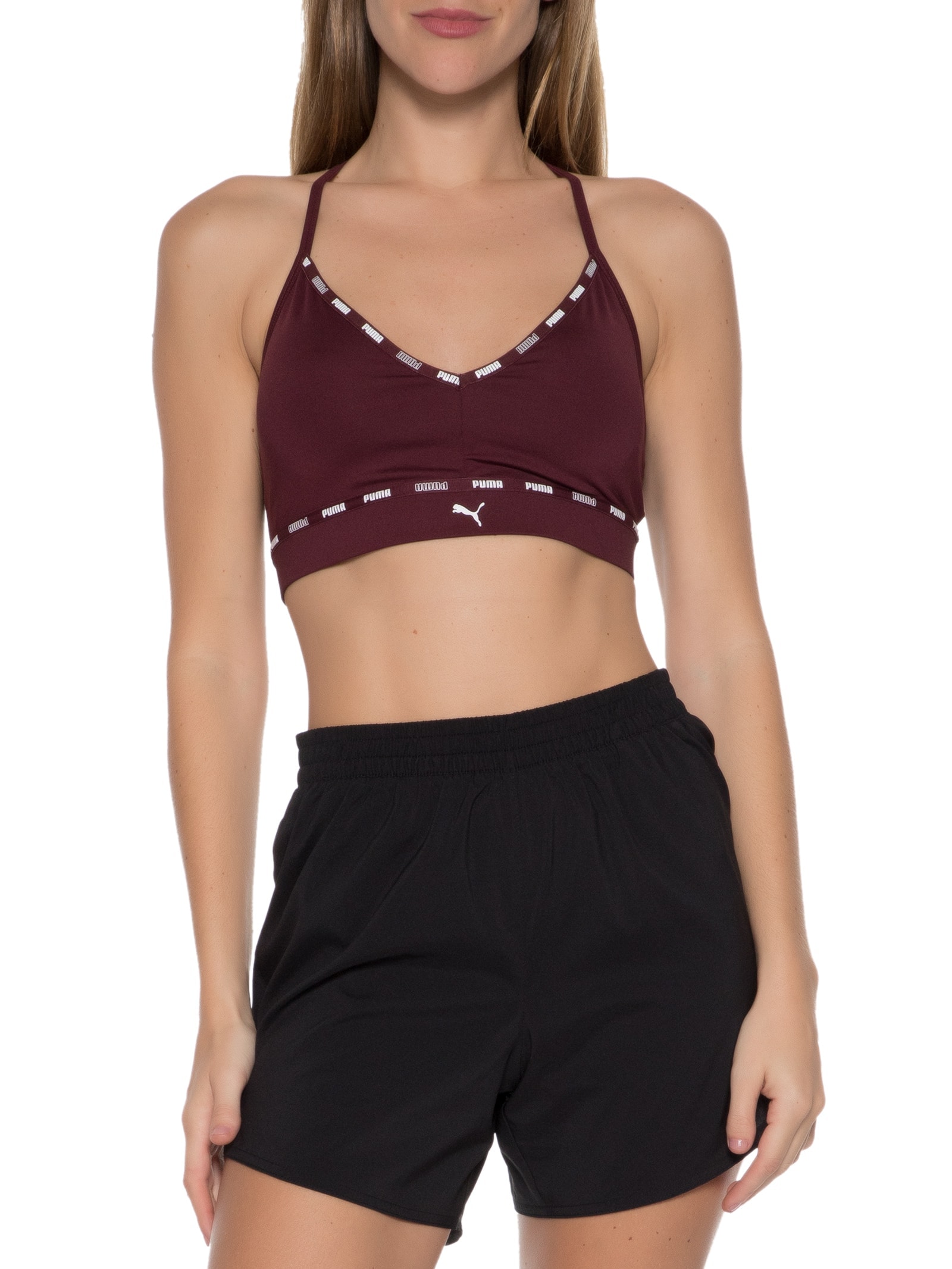 Top Low Impact Strong Strappy Bra Vinho Puma