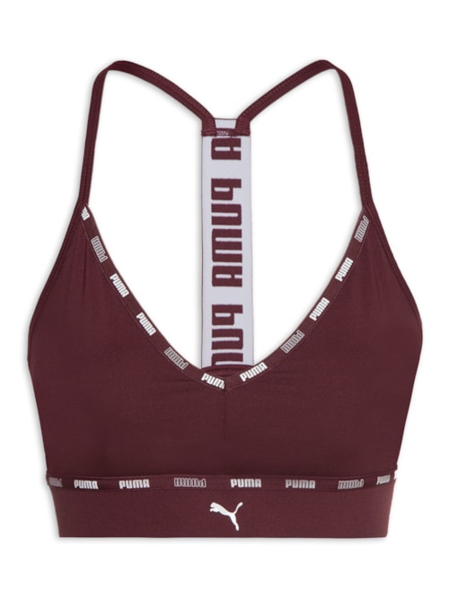 Top Low Impact Strong Strappy Bra – Vinho