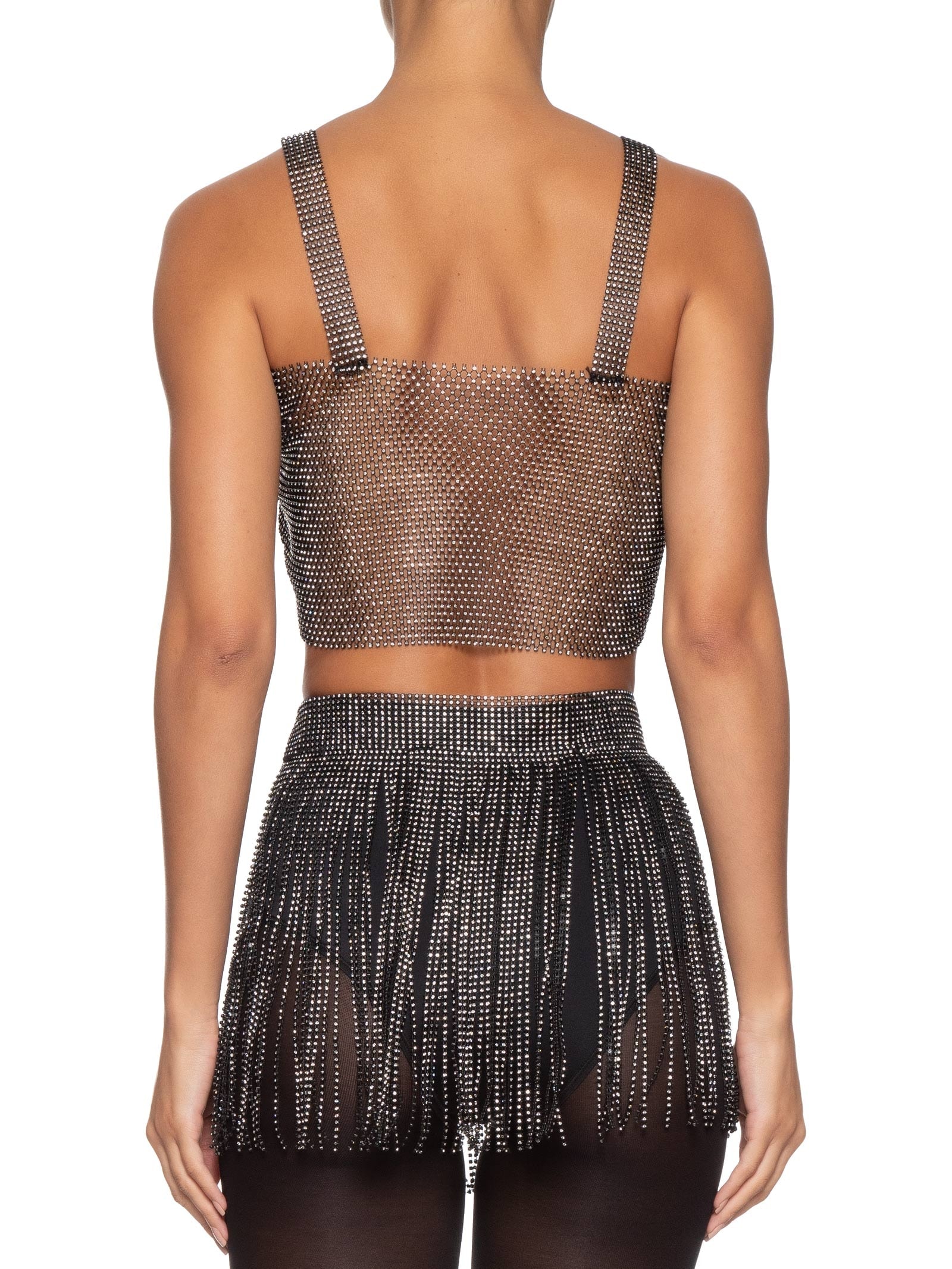 Top Malha Metálica Preto Market 33