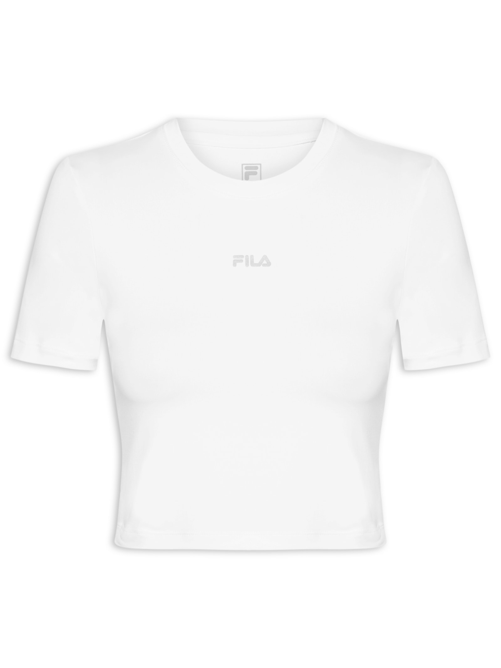 Top Manga Curta Essencial Branco Fila