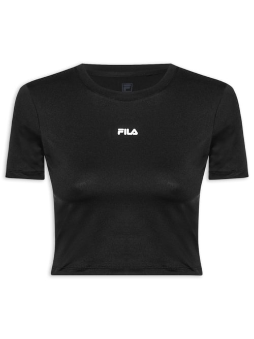 Top Manga Curta Essencial – Preto