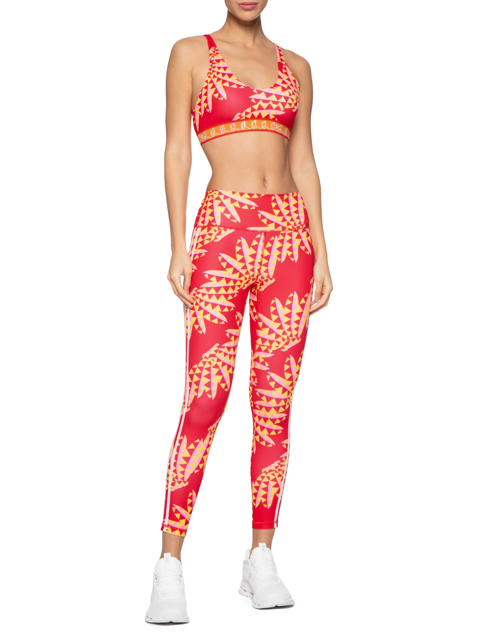 Adidas + Farm - Top Médio Suporte - Vermelho