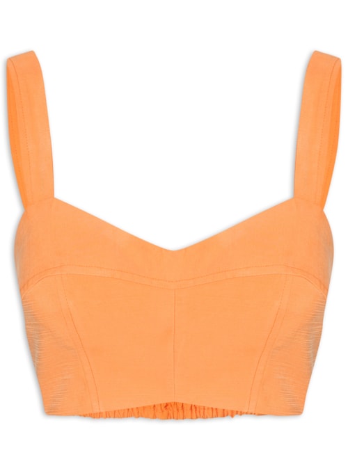 Top Meia Taça Aura – Laranja