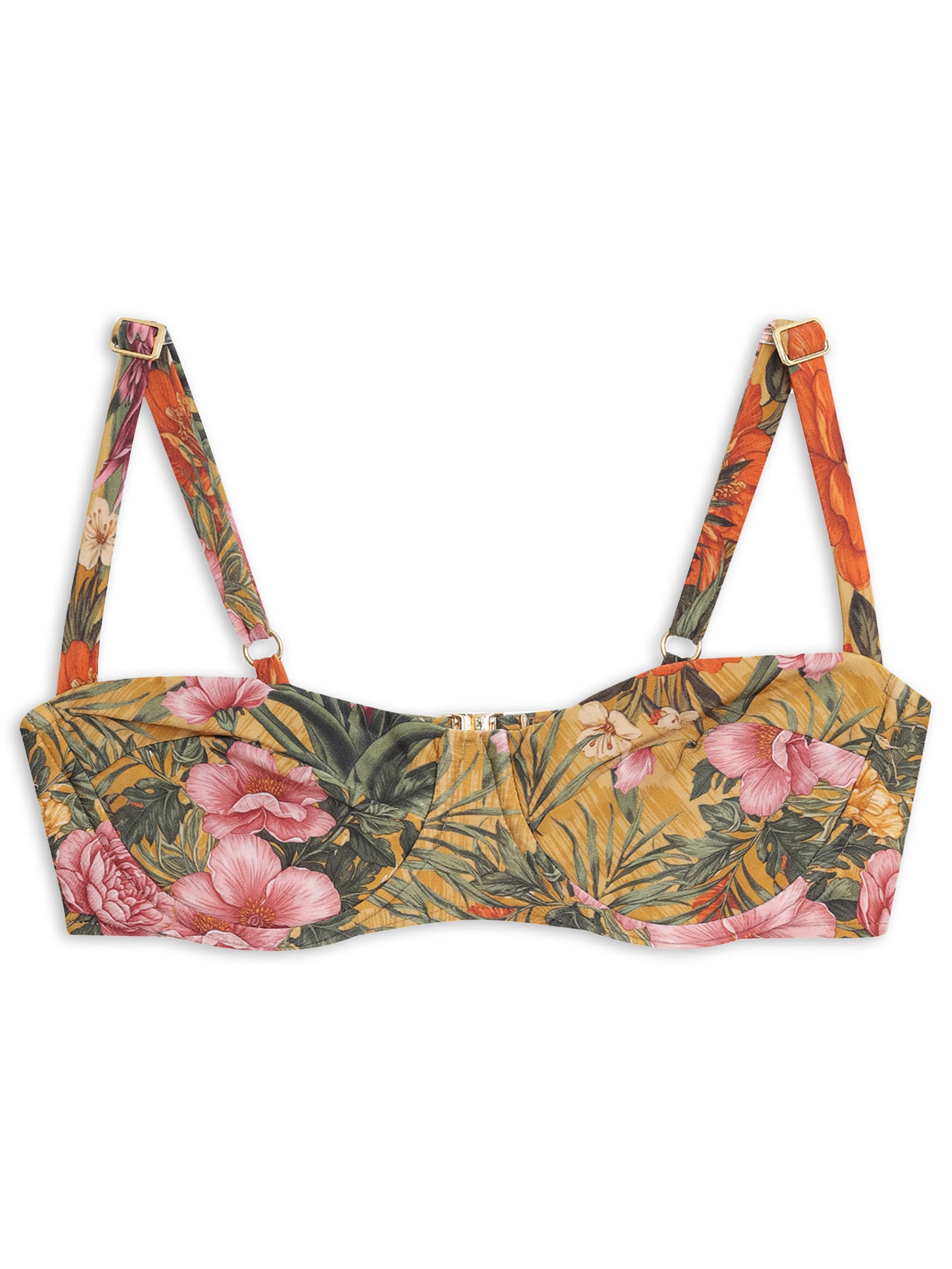 Top Meia Taça Nina Amarelo Triya