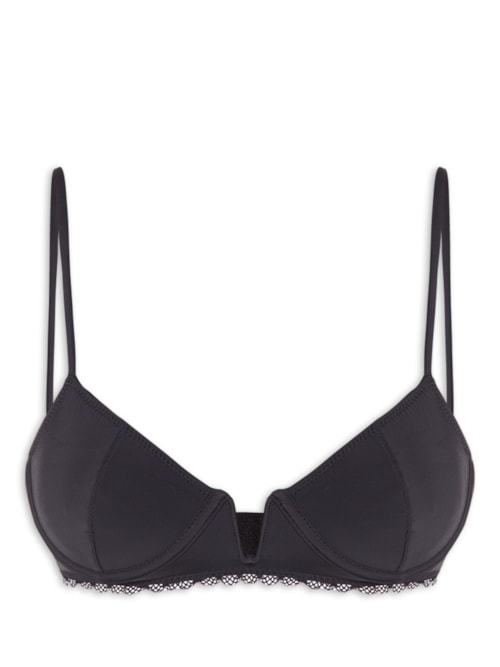 Top Meia Taça V – Preto