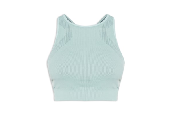 Top Mesh Seamless Knit - Verde