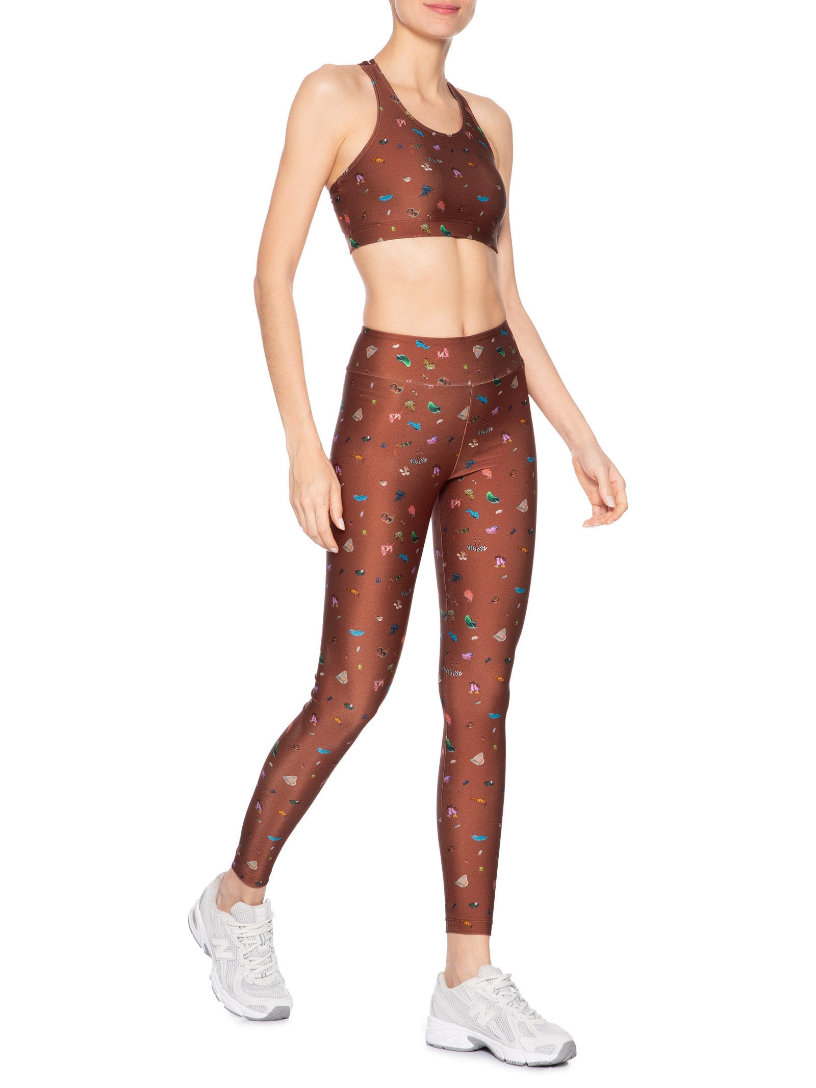 Top Nadador Basic Estampado Bugs Marrom Lauf