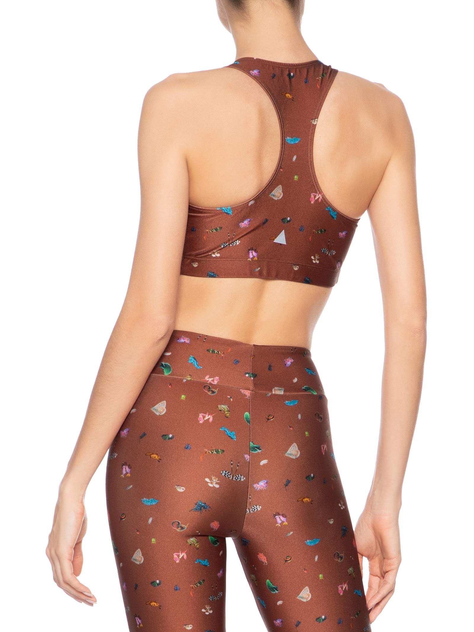 Top Nadador Basic Estampado Bugs Marrom Lauf