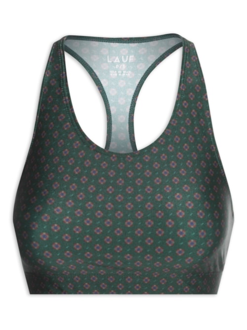 Top Nadador Basic Estampado Foulard – Verde