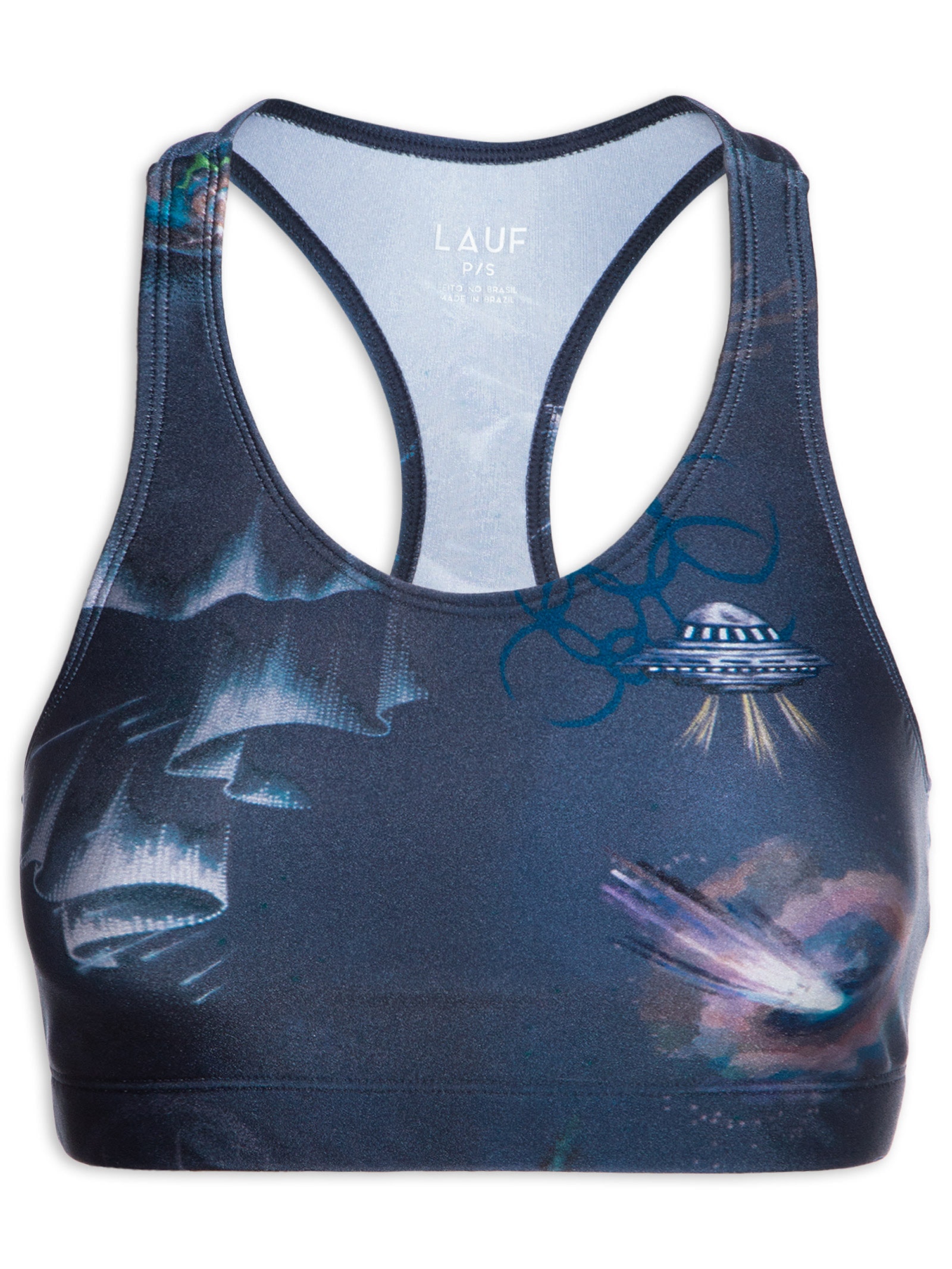 Top Nadador Basic Estampado Universo Azul Lauf