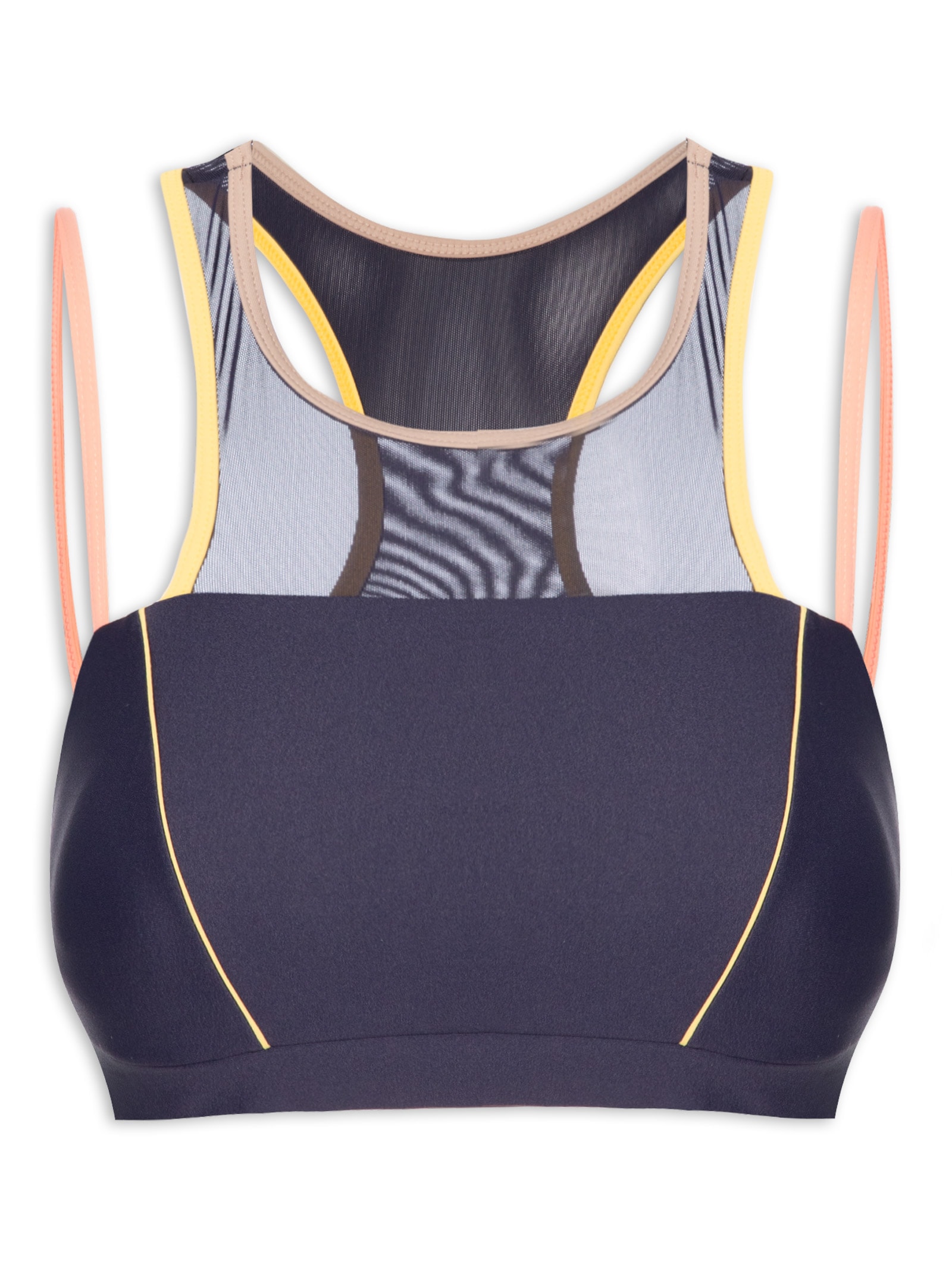 Top Nadador Liso Azul Body For Sure