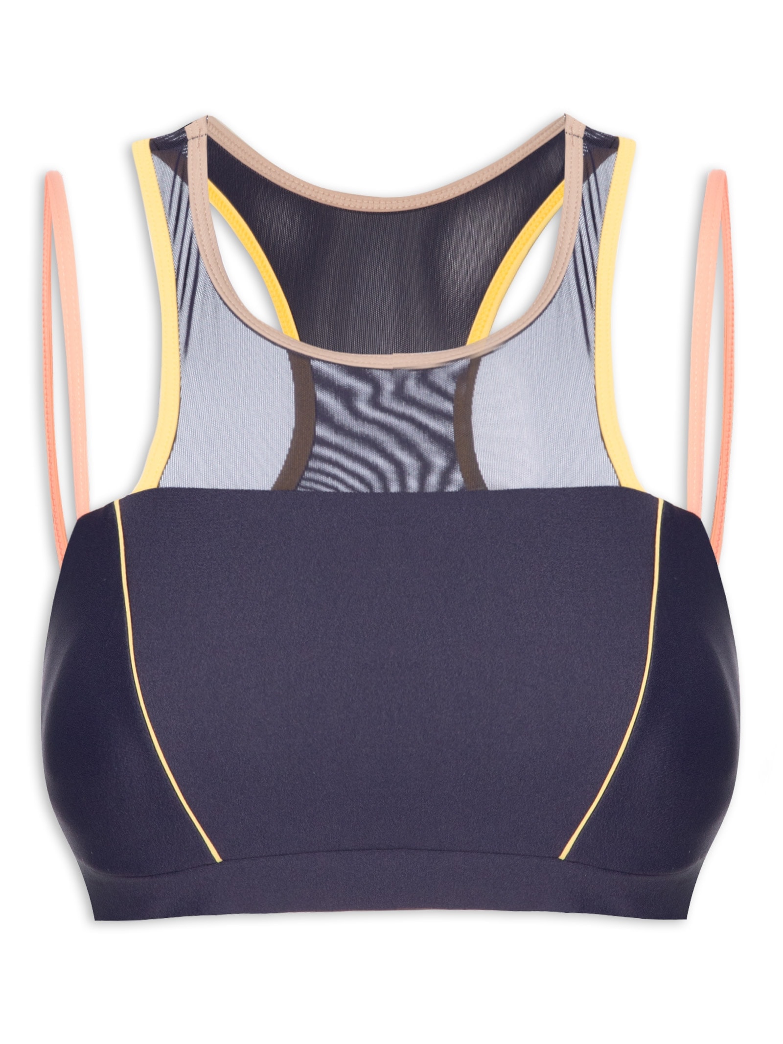 Top Nadador Liso Azul Body For Sure