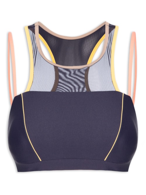 Top Nadador Liso – Azul