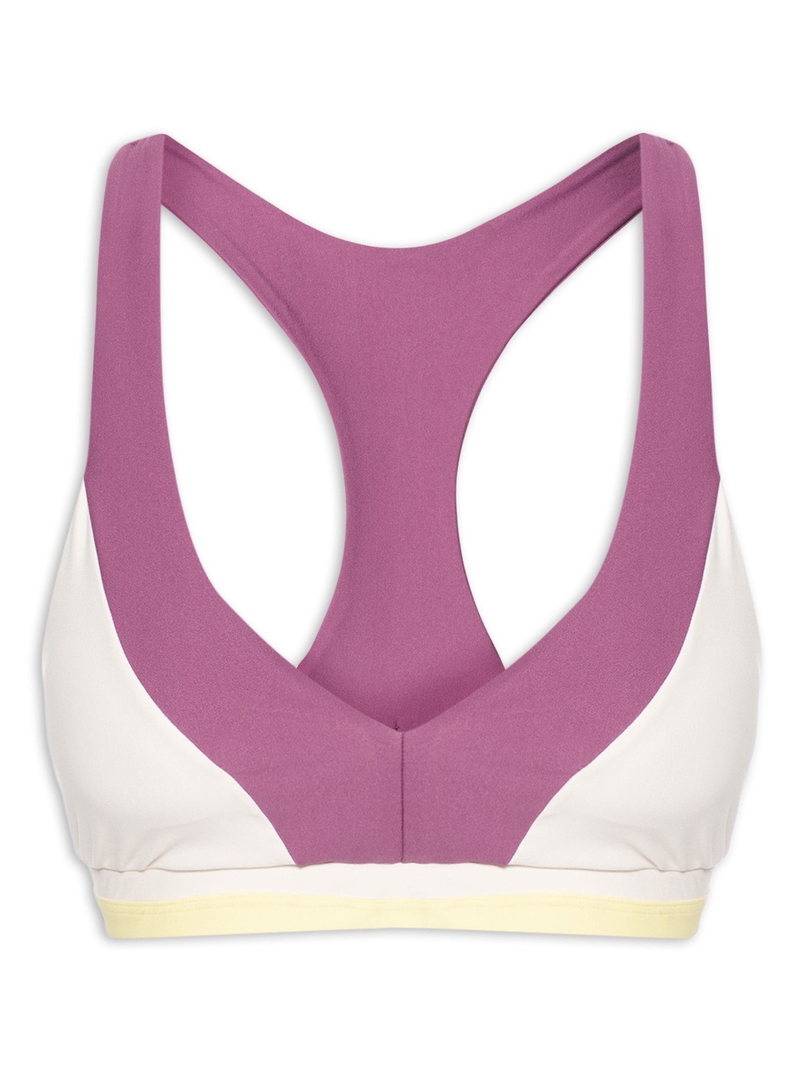 Top Nadador Liso Branco Body For Sure