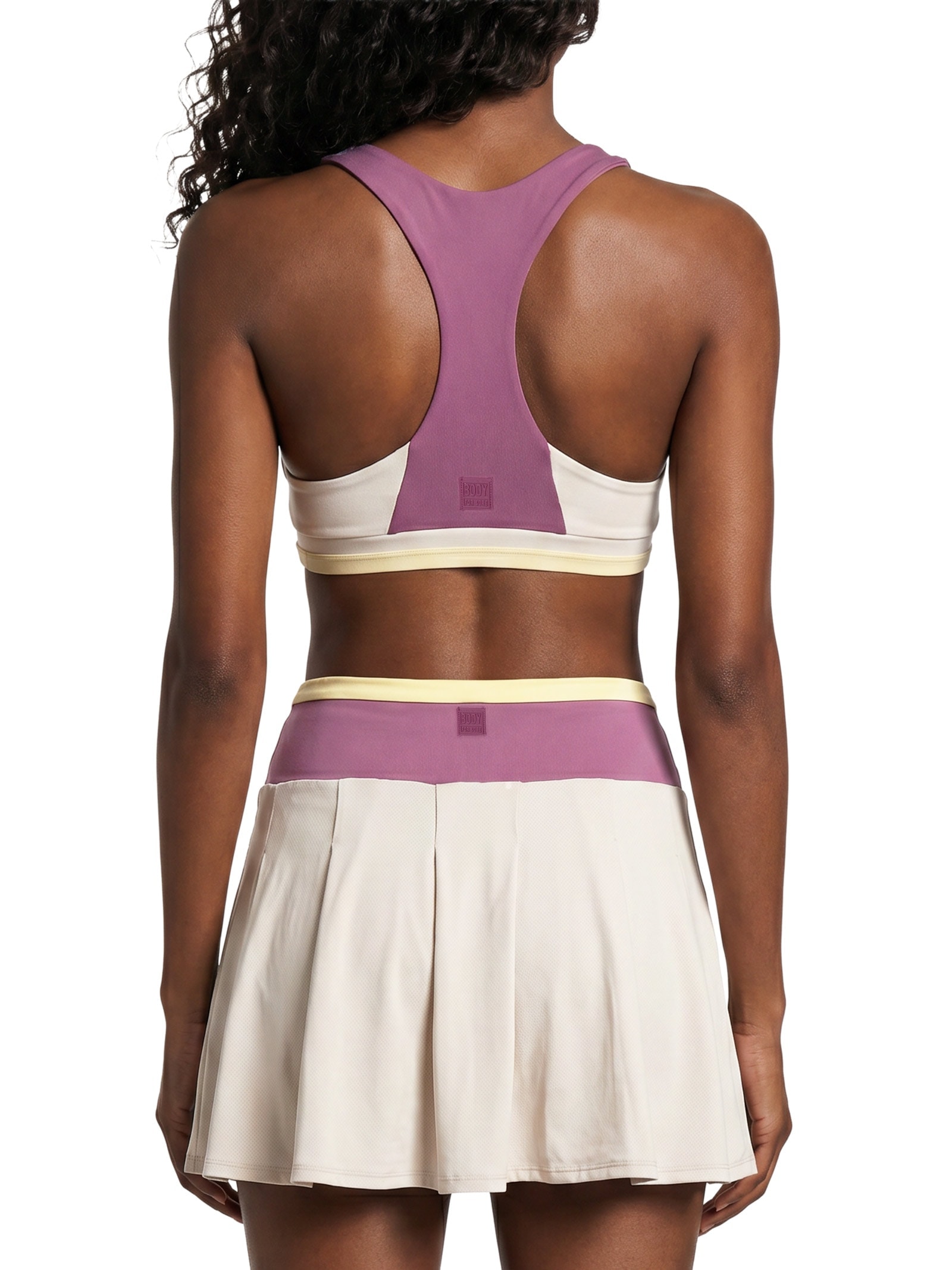 Top Nadador Liso Branco Body For Sure