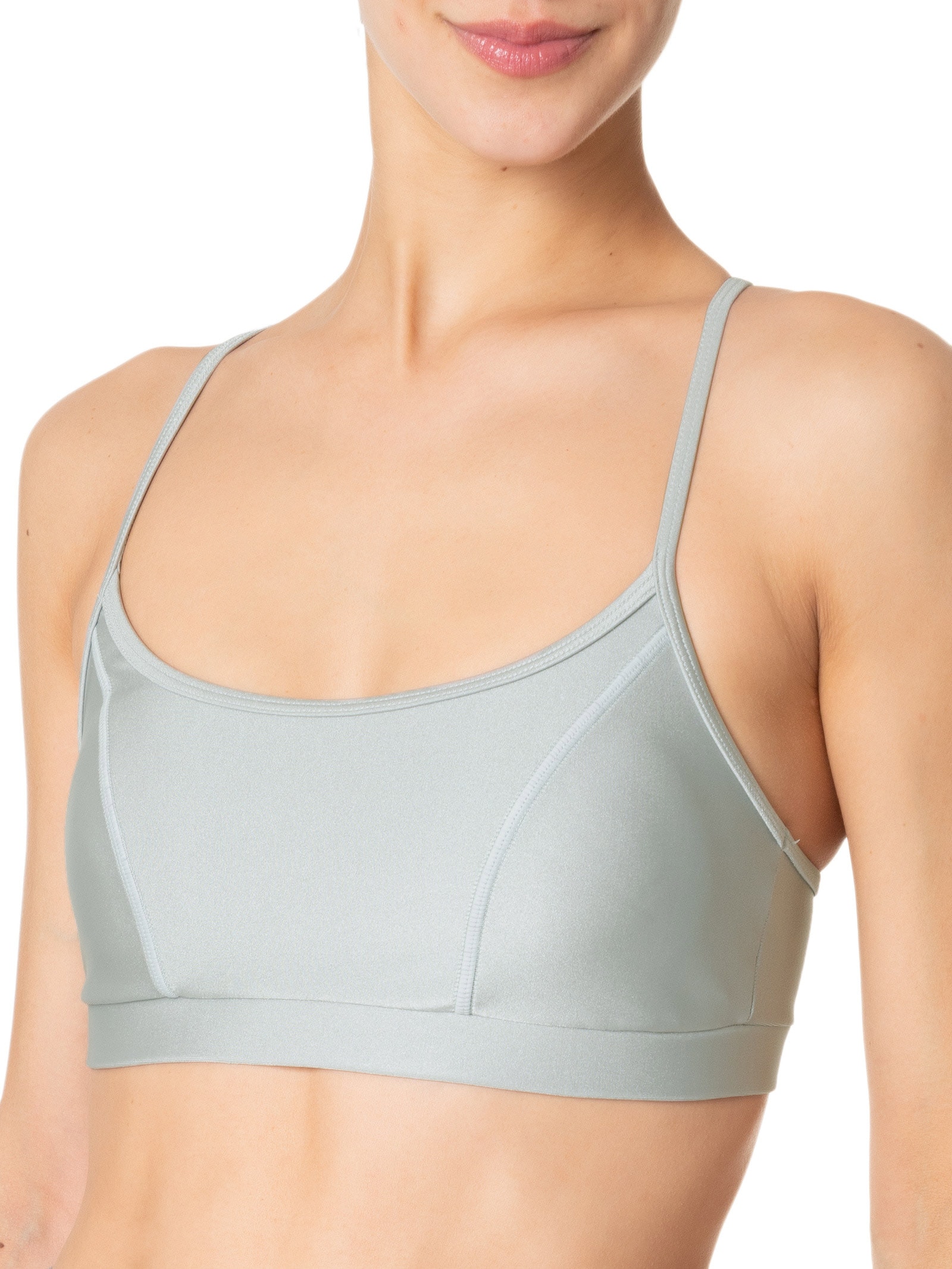 Top Nadador Liso Holistic Cinza Body For Sure