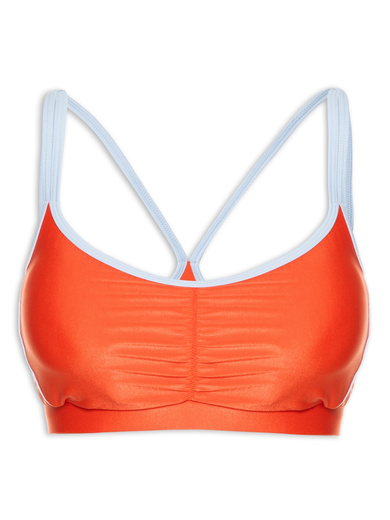 Top Nadador Liso Laranja Body For Sure