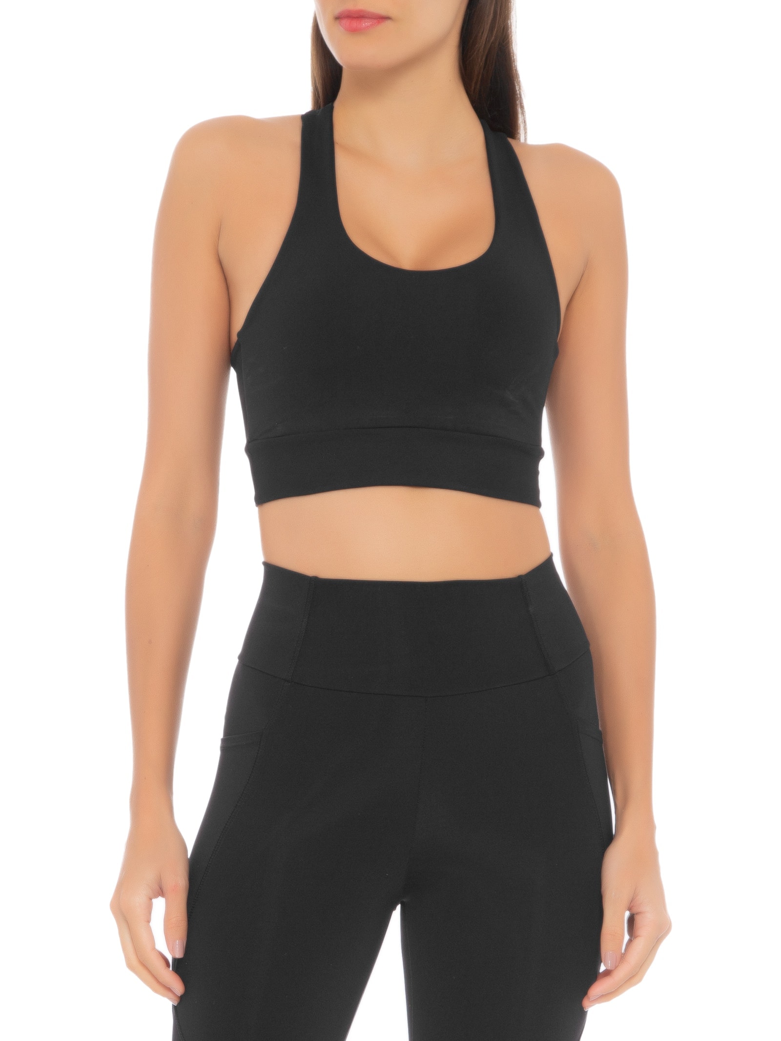 Top Nadador Liso Preto  Body For Sure