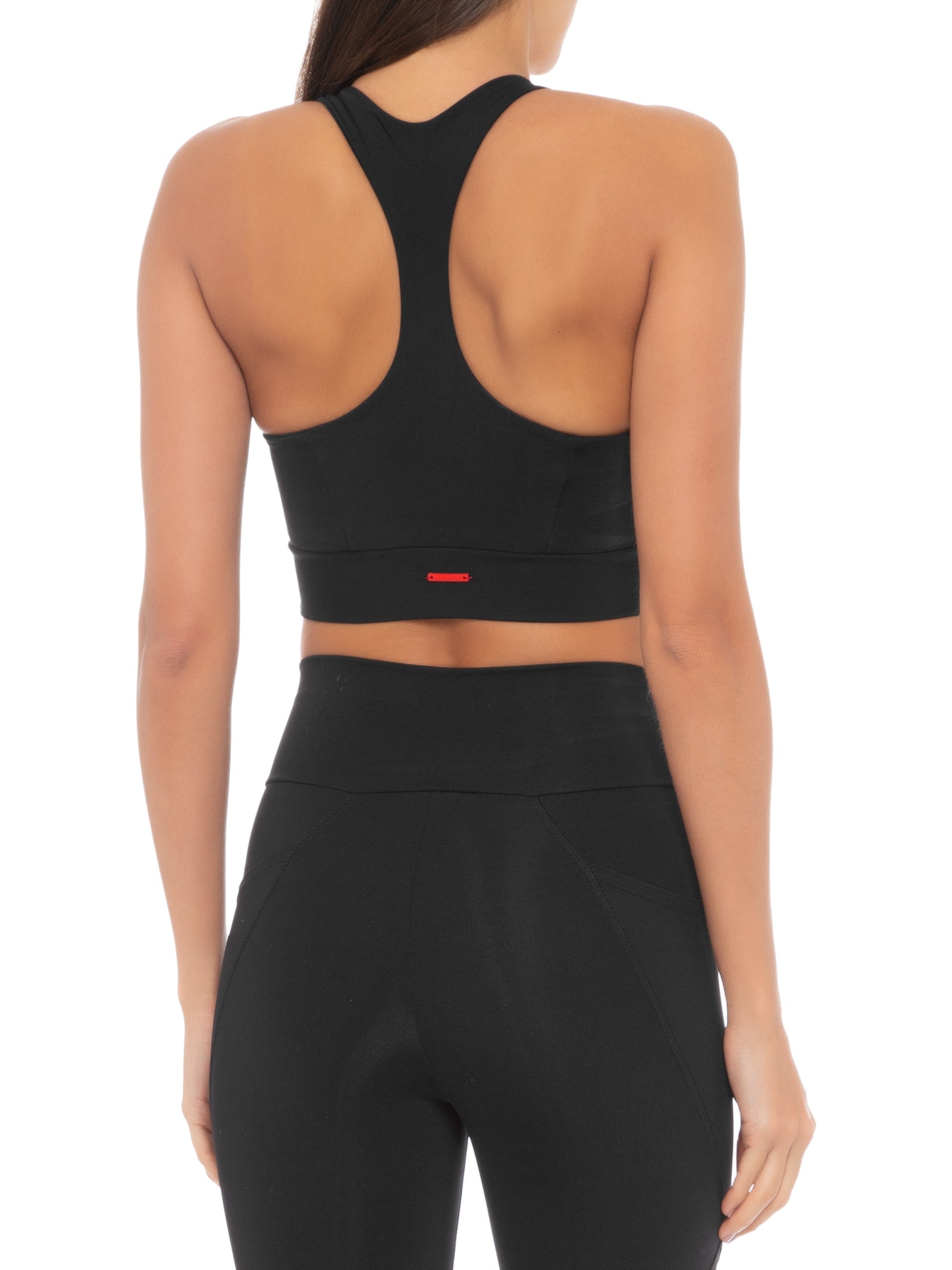 Top Nadador Liso Preto  Body For Sure