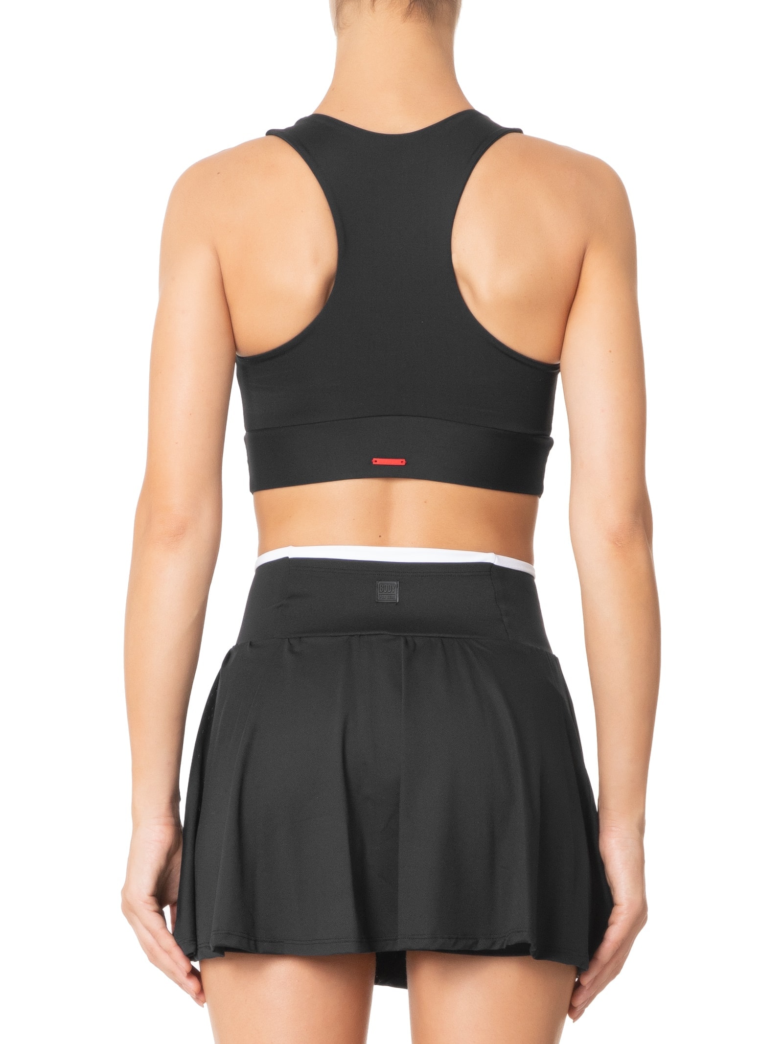 Top Nadador Liso Preto Body For Sure