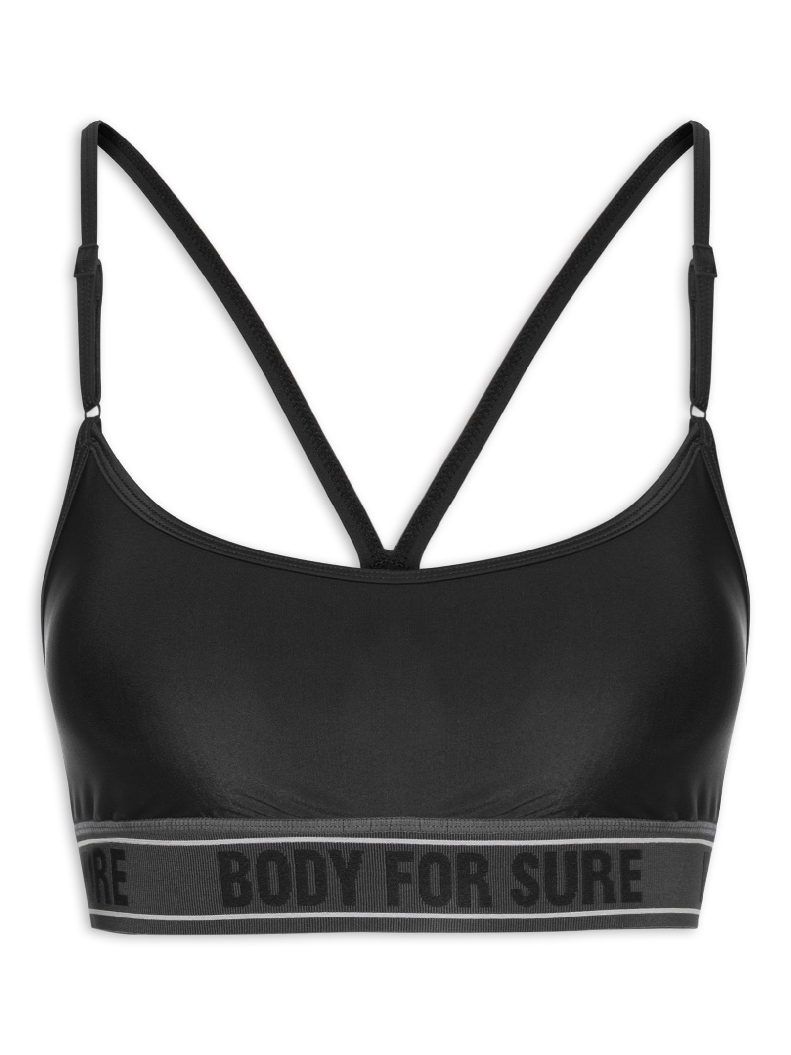 Top Nadador Liso True Connection Preto Body For Sure