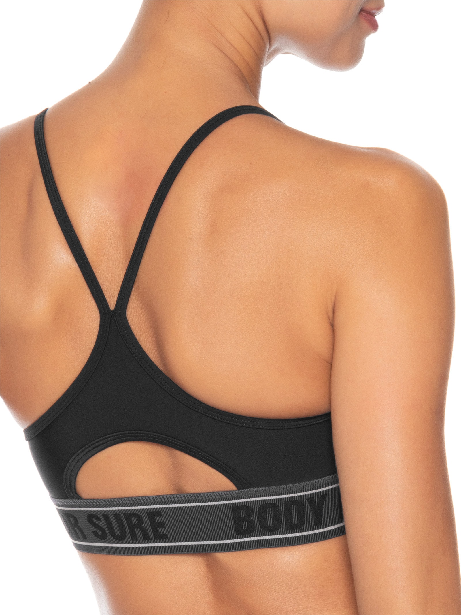Top Nadador Liso True Connection Preto Body For Sure