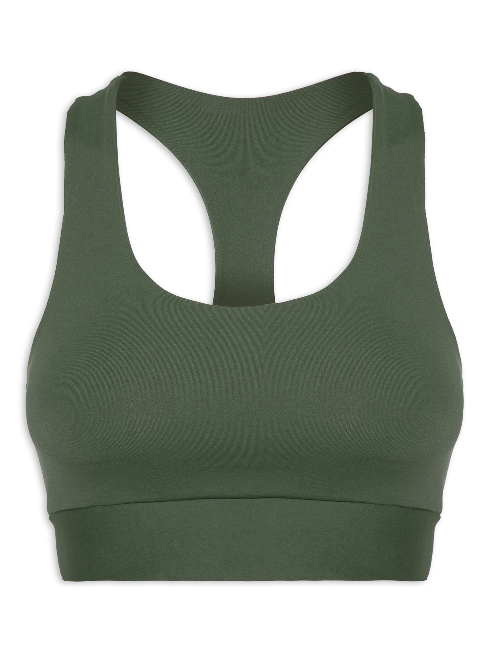 Top Nadador Liso Verde Body For Sure