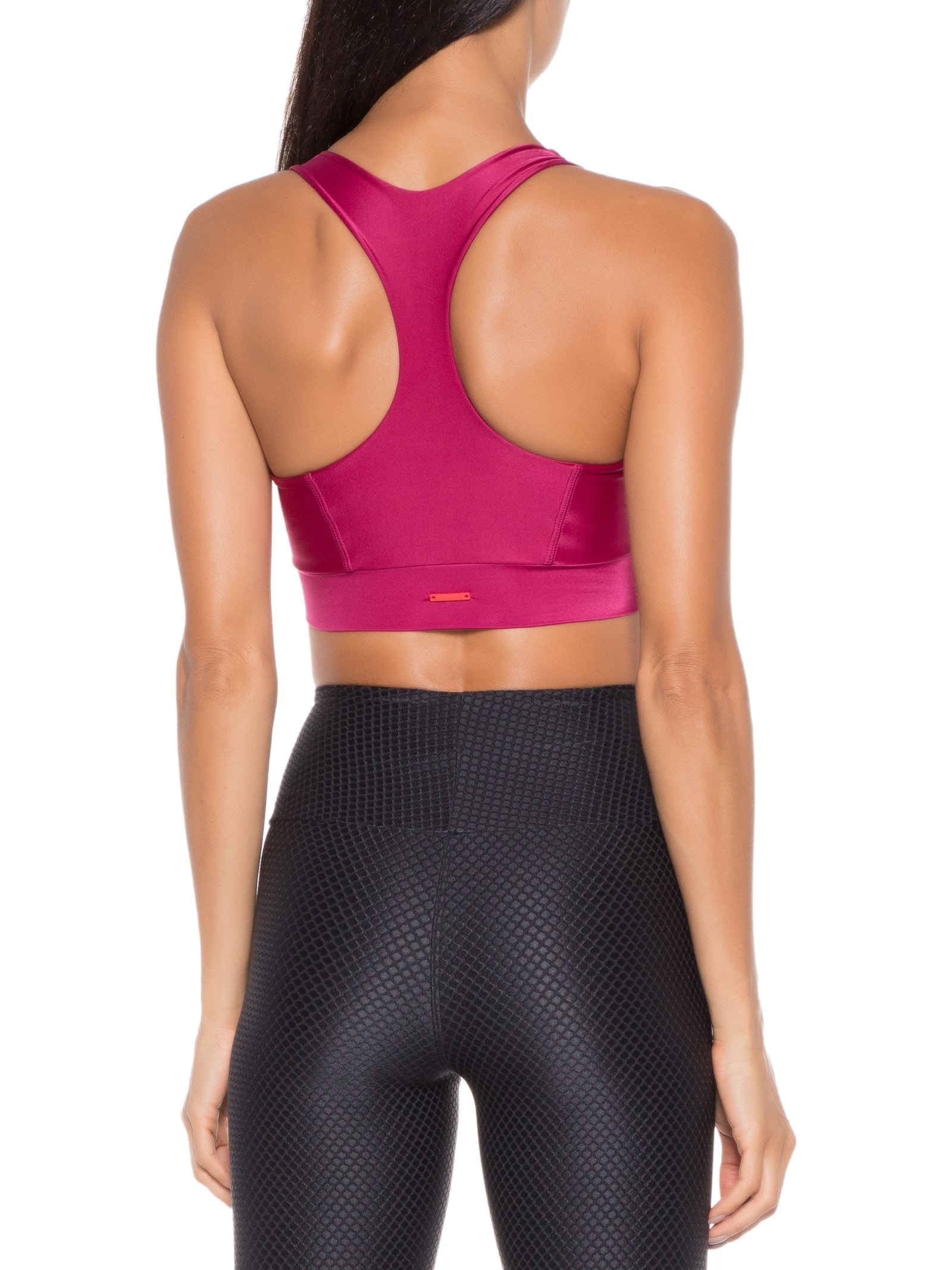 Top Nadador Liso Vinho Body For Sure