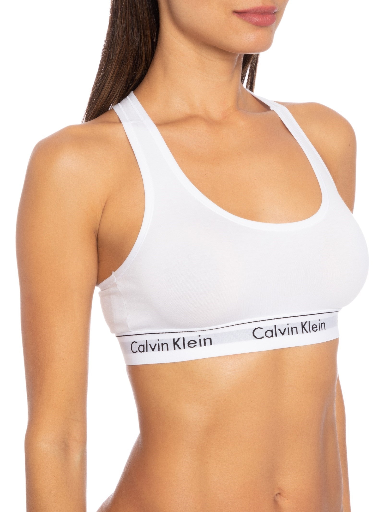 Top Nadador Modern Cotton Branco Calvin Klein Underwear