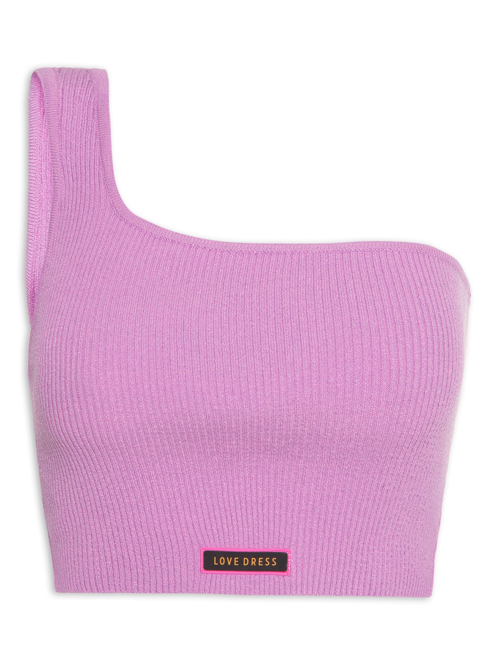 Top Ombro Só Canelado Tricot Rosa Dress To