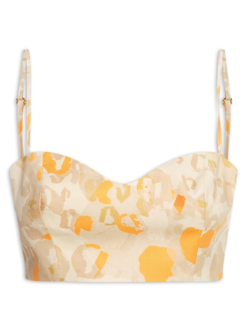 Top Onça Sobreposição – Animal Print