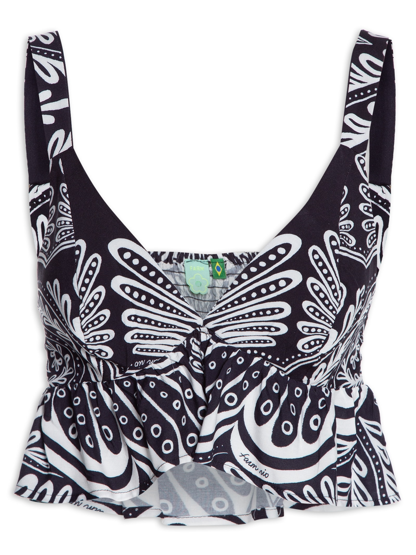 Top Papillon Preto  Farm