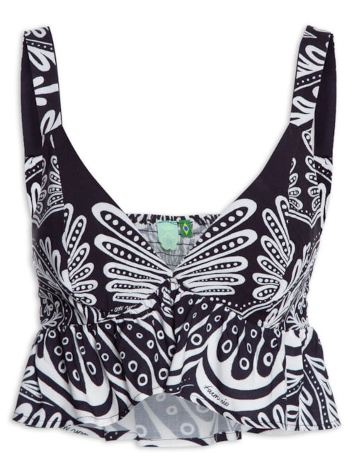 Top Papillon – Preto
