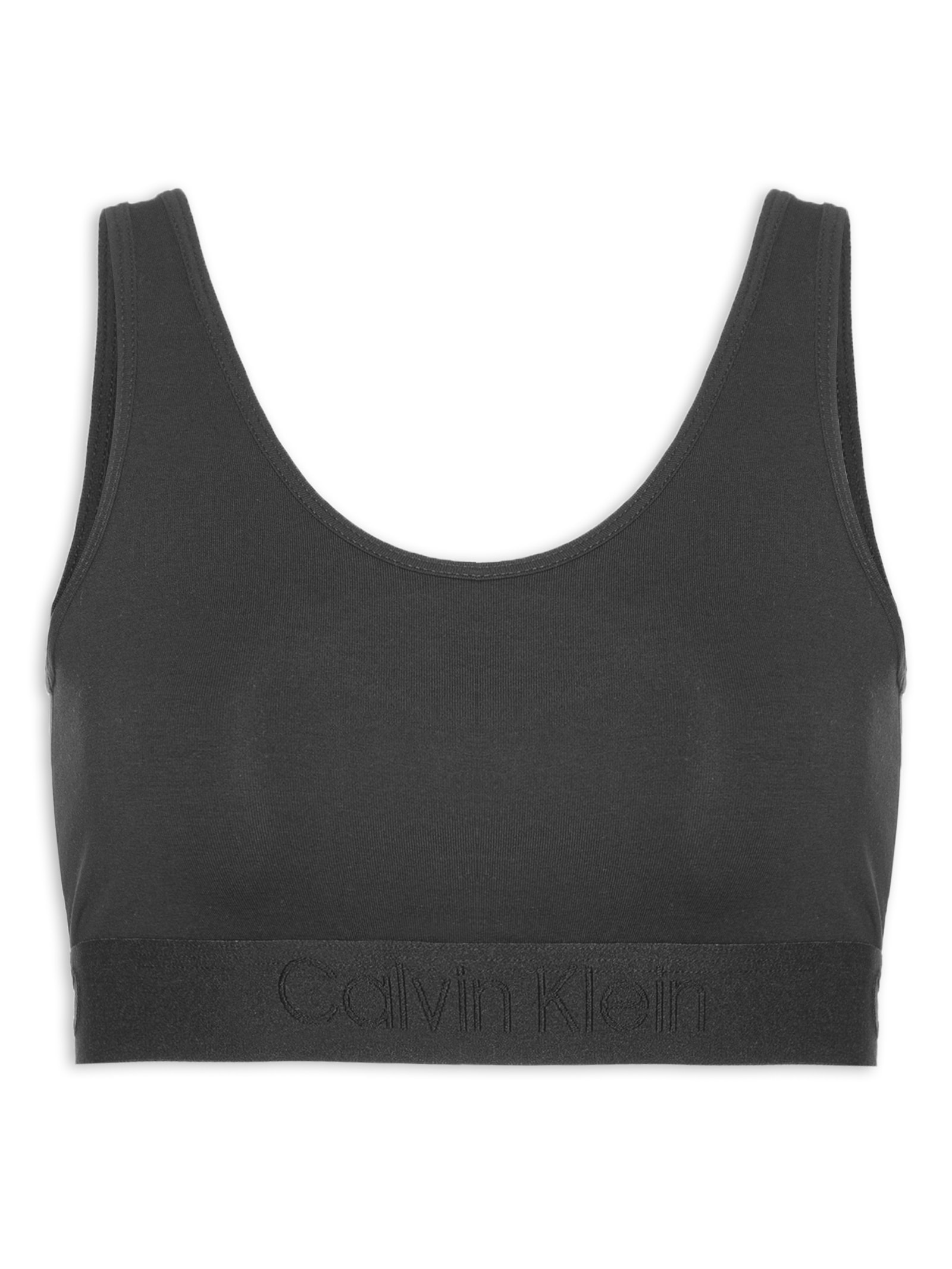 Top Regata Cotton Ck Pure Preto  Calvin Klein Underwear