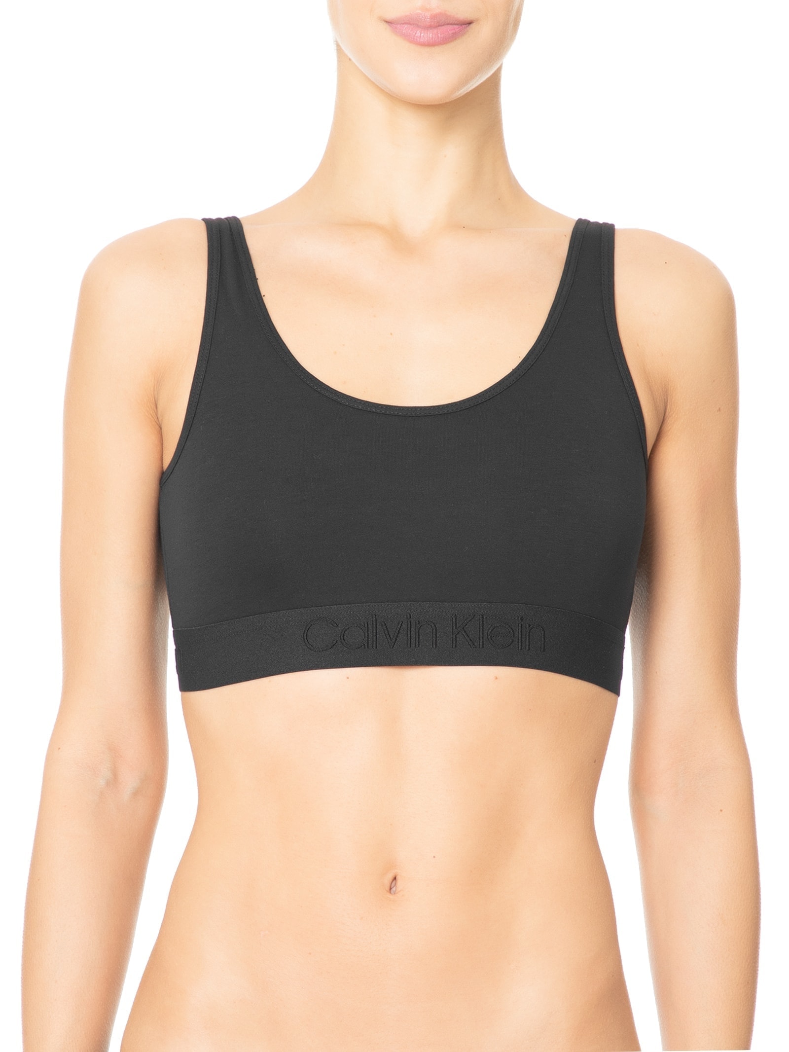 Top Regata Cotton Ck Pure Preto  Calvin Klein Underwear