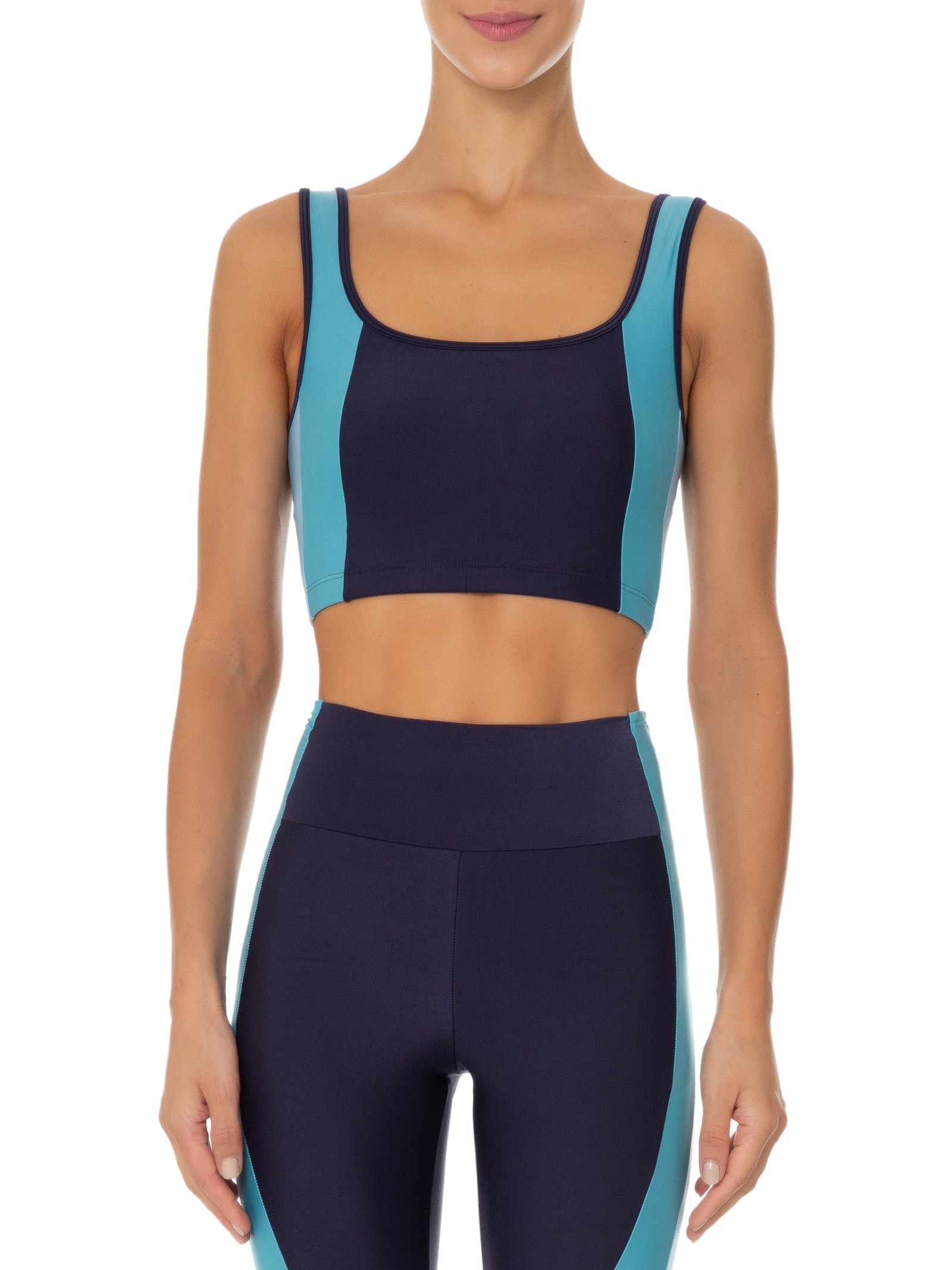 Top Regata Liso Azul Body For Sure
