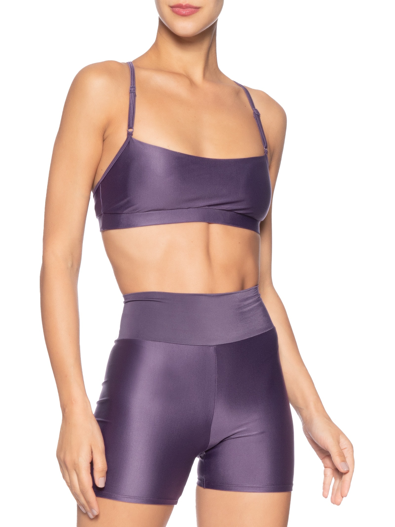 Top Regata Liso Basic Colors Roxo Body For Sure
